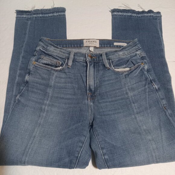 Frame Denim Women's Le Nouveau Straight Jeans 26 LNSFSRH838 - Picture 2 of 8